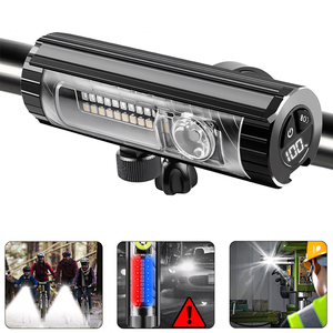 Ensemble de feux de vélo rechargeables par USB 2025, super lumineux, 200 à 1000 lumens, phare de vélo LED, feux de vélo pour un cyclisme sûr la nuit - Product Image 1