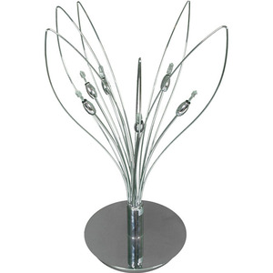 BOUDENID 6xG4 12V Lámparas de mesa cromadas Al.46xD.40cm - Product Image 1