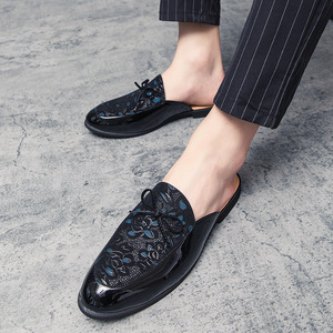 Zapatos de hombre con <span class=keywords><strong>punta</strong></span>, estilo casual y sin cordones, de cuero, para exteriores, a la moda, tipo <span class=keywords><strong>media</strong></span> bota - Product Image 3