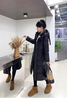 Bechance mode européenne hiver doudoune dames chaud à capuche vêtements femmes mince longues vestes d'hiver femmes manteaux
