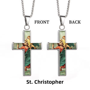 GIVELUCK Colgante de San Cristóbal, Amuleto del Viajero de Responsabilidad y Protección, Estilo Religioso - Product Image 5