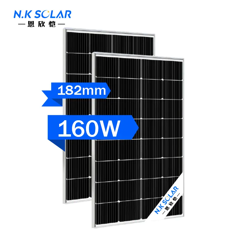 OEM Perc 160 w solar panel Customized 160w monocrystalline solar panel