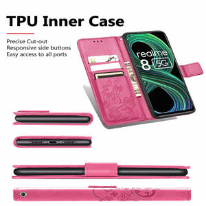 Coque de téléphone en cuir style porte-cartes, étui de luxe pour Realme Q3 Q3i Narzo 30 30A 50i V11 V13 V15 GT <span class=keywords><strong>Neo2T</strong></span> GT Master GT2 Pro, nouvelle collection - Product Image 5