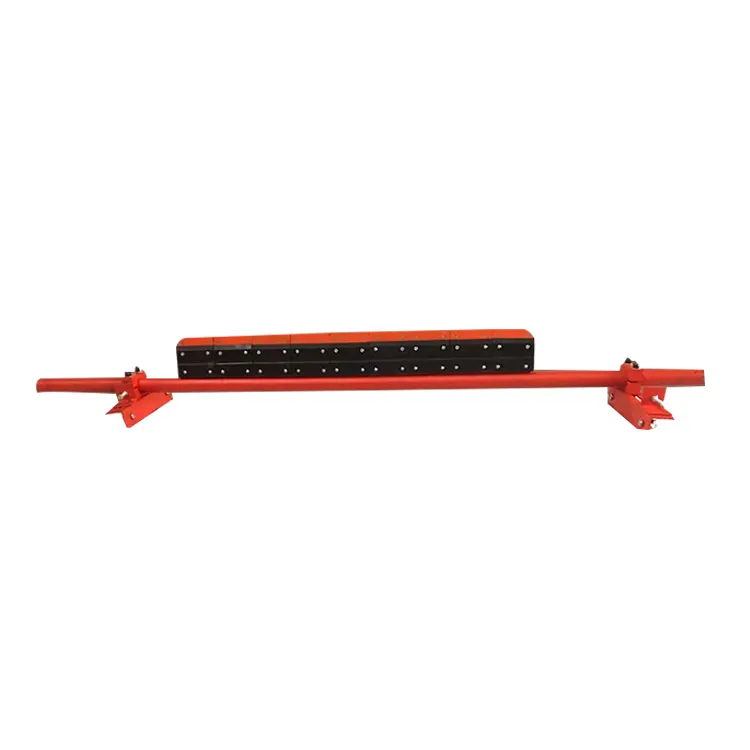 Adjustable Secondary Urethane Belt Conveyor Belt Cleaner With Scraper Blades
