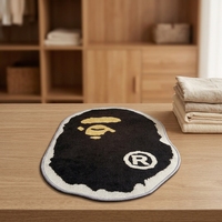 Tapis imprimé irrégulier Anime personnalisé Kaws Bape, tapis de salon, tapis Bape Bear pour chambres à coucher