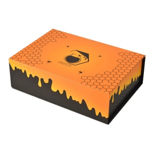 Custom Matte Magnetic Closure <b>Gift</b> <b>Boxes</b> Packaging Luxury Foldable Magnetic Box for Honey - Product Image 5