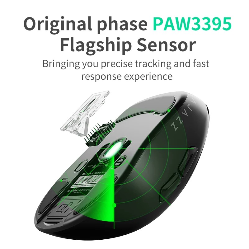 Ajazz AJ179 NL P Mouse - Lightweight 26000DPI Gaming Mouse