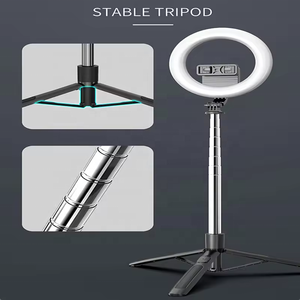 Dodoup Trépied multifonctionnel Q05s Selfie Stick avec anneau lumineux de 8 pouces 3 en 1 intégré Palo <span class=keywords><strong>Selfiestick</strong></span> 360 Rotated - Product Image 5