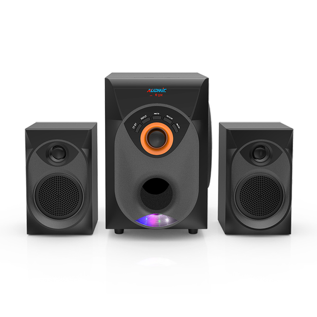 Modern Design Popular Led Display Big Power Loud Sound Active Speaker Subwoofer Bluetooth Multimedia 2.1 Pc Gaming Speaker
