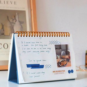 Custom Cheap Promotional Wall Calendario Planner Desk Standing 365 Day Flip Perpetual Calendar