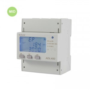 มิเตอร์วัดพลังงานไฟฟ้าสามเฟส Acrel ADL400 แบบติดตั้งบนราง DIN 3x230/400V 3x10(80)A RS485 Modbus-RTU มิเตอร์อัจฉริยะแบบหลายอัตราค่าบริการ - Product Image 2