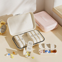 Boîte de rangement médicale portable anti-poussière à plusieurs niveaux, boîte de rangement en plastique, boîte à médicaments, boîtes de rangement, étui à pilules
