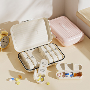 Caja <span class=keywords><strong>de</strong></span> Almacenamiento <span class=keywords><strong>de</strong></span> Medicamentos Portátil a Prueba <span class=keywords><strong>de</strong></span> Polvo, Caja <span class=keywords><strong>de</strong></span> Medicamentos <span class=keywords><strong>de</strong></span> Plástico, Estuche para Pastillas - Product Image 6