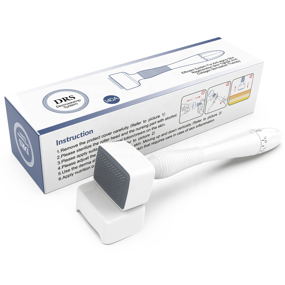 Adjustable Length Derma Roller Stamp - Microneedle Therapy Tool for Skin Care, Ideal for Targeted Treatment 2