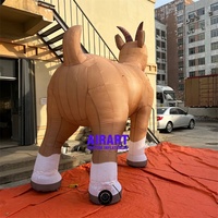 Modèle de chèvre gonflable de décoration d'événements d'activité sur mesure, grand ballon gonflable de chèvre réaliste