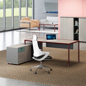 Factory Wholesale Hot-selling Luxury Modern Wooden Style Design <b>Desk</b> Environmental protection Administrative Office Furniture - Product Image 3