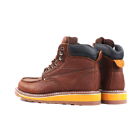 Chaussures de sécurité imperméables à embout composite en cuir Action Leather, marque Goodyear, en acier inoxydable, pour la construction et l'usine