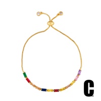 Bracelets de luxe en or véritable 18k pour femmes, nouvelle collection de bijoux avec breloques Gecko, chaîne ajustable colorée, diamant coloré, mauvais yeux,
