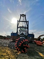 Drague à aspiration à haute efficacité 2000m³ /H Équipement de dragage pour l'extraction de sable en zone côtière