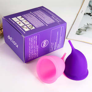 Ventas calientes Copas menstruales de silicona de grado médico Juego de esterilizador de nuevo diseño en todos los tamaños Higiene femenina para damas - Product Image 5