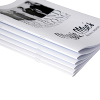 Brochures, dépliants, menus, catalogues imprimés offset sur papier d'art A3/A4/A5 personnalisés à bas prix avec reliure spirale