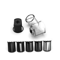 Extracteur de jus de légumes 3-en-1 exclusif, hachoir à viande entièrement automatique 800W 3 vitesses, électrique multifonctionnel et écoénergétique pour la maison