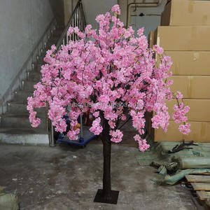 طاولة زفاف مخصصة E-طاولة صيد صناعية حرير زهر الكرز طاولة شجرة للحفلات تأجير المناسبات - Product Image 2