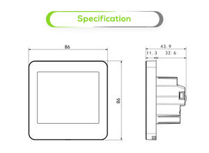 Smart Life Tuya App Control <span class=keywords><strong>Thermostat</strong></span> de chauffage par le sol Wifi <span class=keywords><strong>sans</strong></span> fil avec récepteur Rf pour le chauffage de la <span class=keywords><strong>chaudière</strong></span> à eau - Product Image 3