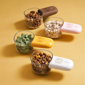 Cuillère à nourriture <span class=keywords><strong>pour</strong></span> animaux de compagnie personnalisée poignée amovible <span class=keywords><strong>pour</strong></span> chien <span class=keywords><strong>chat</strong></span> croquettes mesure conception durable fournitures <span class=keywords><strong>pour</strong></span> animaux de compagnie - Product Image 1