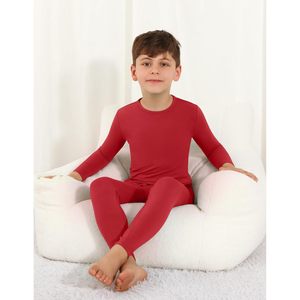 Ensemble de sous-vêtements thermiques BambooBud, haut et bas à manches longues pour garçons, couche de base en coton et fibre de bambou, XXS-XL - Product Image 4