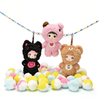 Tendance PVC souple mignon n'est jamais hors de style jouets en peluche boîte aveugle pour décorations de bureau et cadeaux d'occasion spéciale