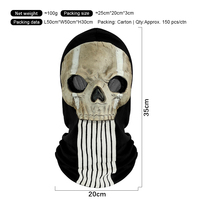 Masque tactique de style Call of Duty, couvre-visage, logo personnalisé, masque militaire pour Halloween, cosplay, vente en gros