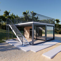 Maison Modulaire Personnalisée, Petite Cabine Préfabriquée, Camion de Restauration Mobile, Design Moderne, Cabine à Une Chambre, Mini-Maisons Conteneurs