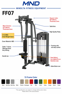 Équipement de <span class=keywords><strong>musculation</strong></span> professionnel à double fonction haute capacité pour usage en salle de sport, avec système à disques, pour exercices de Deltédaux Posterioris, Pectoralis (Pec Fly), Pectoralis Inversé (Reverse Flying Bird) et Pectoralis Assis (Seated Chest Fly) - Product Image 5