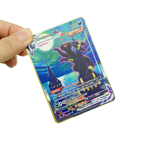 การ์ดโปเกมอนของแท้จากญี่ปุ่นทำจากสแตนเลสออกแบบได้ตามต้องการการ์ดโปเกมอนของแท้จาก1st Charizard - Product Image 5