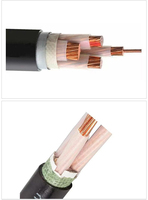 Cable de Alimentación con Núcleo de Cobre WDZ-YJY 1.8/3kV, Aislamiento XLPE Ignífugo LSZH, Cable Industrial de Media Tensión