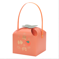 Boîte alimentaire gourmet à assembler soi-même avec design estampé doré pour l'affichage en magasin et l'amélioration de la marque