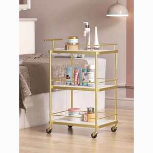 Beauty Trolley Mobile Beauty Salon Equipment <b>Stand</b> Hairdressing Salon Styling Manicure Tool Trolley Snack Storage Rack <b>Stand</b> - Product Image 2