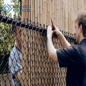 รั้วตาข่ายลวดไซโคลนติดเพชรตาข่ายฟาร์ม15เมตรสำหรับรั้วสวน - Product Image 3