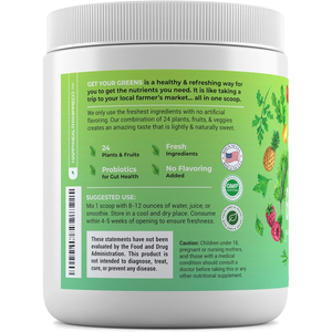 פרטי תווית מלאה תוסף מזון multivitamin אורגני מינרל סופר ירוק ירקות אבקת סיבים גבוהה במשקל סיבים - Product Image 4