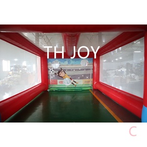 Envío aéreo gratuito a la puerta, juego de penalti inflable de PVC, juego de patada de fútbol inflable, portería de fútbol a la venta - Product Image 4
