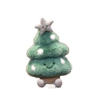Nouveaux gants de Noël en forme de boule de neige, décorations en peluche pour arbre de Noël, bonbons en coton, étoiles, cacahuètes, poupées