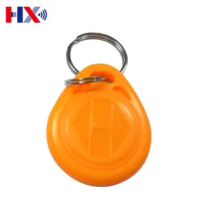 125khz/13.56mhz ABS Plastic Key Chains Door Access Control RFID Key Fob Key Tag