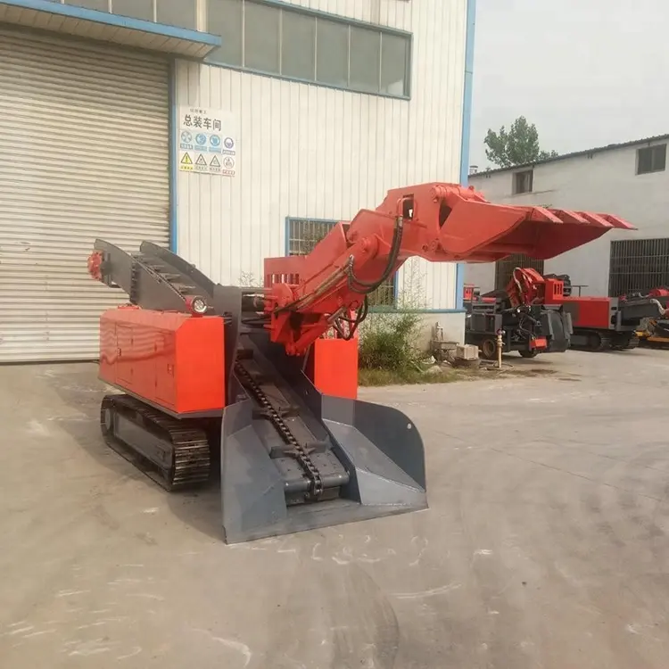 Small tunnel excavator rock loader mining underground mucking machine