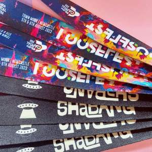 Promotion Custom Printed <b>Polyester</b> Folk Art <b>Lanyard</b> for Business Events Wedding Party & Jewelry Use - Product Image 3