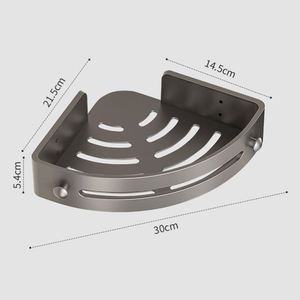 Dispositif de stockage de support de douche de salle de bain Non perforé à haut coût-support de salle de bain en plastique auto-adhésif - Product Image 5