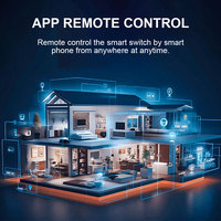 Interrupteur intelligent WIFI, disjoncteur 63A 1P, mesure de la puissance, surveillance, minuterie, relais pour maison intelligente, télécommande sans fil