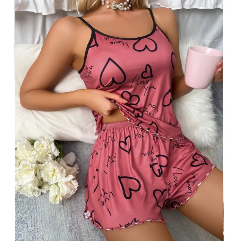 Custom night wear sexy pajamas set for women