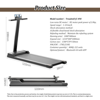 Meilleures ventes Tapis roulant pliable à usage domestique Tapis de marche à haute charge Affichage LED Tapis de course les moins chers