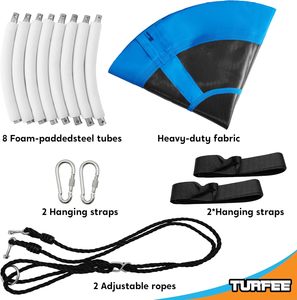 Balançoire ronde extérieure personnalisable avec logo, haute capacité de charge, réglable, pour jardin et cour arrière - Product Image 2